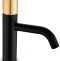 Смеситель Boheme Stick 121-BG.2 для раковины, black touch gold - 0