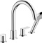 Смеситель Hansgrohe Vernis Shape 71459000 на борт ванны, хром - 0