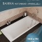 Чугунная ванна Delice Parallel 150x70 DLR220503RB с черными матовыми ручками без антискользящего покрытия - 3