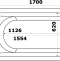 Акриловая ванна STWORKI Ольборг 170x75, с каркасом OL1700 - 4