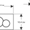 Кнопка смыва Geberit Sigma 01 лакированная, матовый хром 115.770.JQ.5 - 1