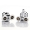 Душевая дверь ABBER Schwarzer Diamant 140 профиль хром  AG30140H - 2