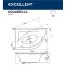 Ванна акриловая Excellent Aquaria Relax 170x110 L с гидромассажем белый - бронза WAEX.ARL17.RELAX.BR - 6