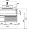 Тумба с раковиной STWORKI Карлстад 75 дуб рошелье, роверелла 427749 - 9