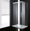 Душевой уголок Cezares Premier soft 130х100 хром стекло прозрачное PREMIER-SOFT-W-AH-1-130/100-C-Cr-IV - 0