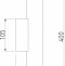 Настенный светодиодный светильник Elektrostandard Langer 40123/LED черный жемчуг a061984 - 1