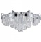 Накладной светильник Newport 4350 4356+6/PL chrome - 0