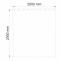 Штора для ванной WasserKraft Aland 200x200 бежевый SC-85104 - 2