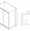 Душевой уголок RGW Passage PA-76-1 150x80 профиль хром стекло прозрачное 35087658-11 - 2