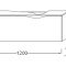 Тумба под раковину Jacob Delafon Stillness 120.5 см  EB2000-G1C - 1