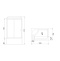 Душевая кабина Royal Bath 100x80 L стекло прозрачное задняя стенка белая RB8100BP5-WT-CH-L - 2