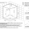 Душевая кабина Frank 118х118 с гидромассажем F-602 - 3