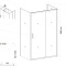 Душевой уголок Veconi Rovigo RV-046B 100x110, черный - 2