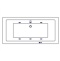 Акриловая ванна Whitecross Savia Duo 170х80 белая золото с гидромассажем 0103.170080.100.SOFT.GL - 1