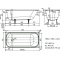 Чугунная ванна Wotte Start 150x70 Start 1500x700 - 1