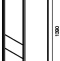 Шкаф-пенал Roca Ronda белый глянец, антрацит, R ZRU9302967 - 7