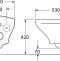 Унитаз подвесной Gustavsberg Estetic Hygienic Flush черный GB1183300S0030 - 5