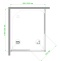 Душевой уголок Royal Bath HPD 100x120 профиль белый стекло матовое RB1210HPD-C - 4