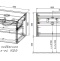 Тумба под раковину Vincea Chiara Mesa 60 серо-коричневая VMC-2MS600TB - 2