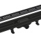 Душевой лоток AlcaPlast APZ10BLACK 750 с решеткой и опорами APZ10BLACK-750M - 0