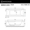 Акриловая ванна Whitecross Savia Duo 170х80 белая бронза с гидромассажем 0103.170080.100.SMART.BR - 2