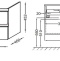 Тумба под раковину Jacob Delafon Vox 100 см  EB2026-RA-G1C - 1
