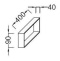 Полотенцедержатель Jacob Delafon Parallel  EB506-BME - 1