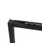 Душевой уголок Vincea Slim Soft 100х90 профиль черный стекло прозрачное  VSR-1SS9010CLB - 4