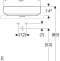 500.771.01.2 VariForm Раковина с установкой на столешницу овальной формы, 55х40 см, без отв. под смеситель, без отв. перелива - 2