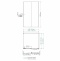 Душевой уголок Wasserkraft Dill 120x80 профиль черный матовый стекло прозрачное 61S06 - 3