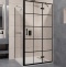 Душевой уголок RGW Passage PA-77-1B R 140x90 профиль черный стекло прозрачное 410877149-084R - 0