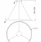 Подвесной светодиодный светильник Maytoni Rim MOD058PL-L54BS4K - 2