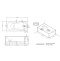Каркас для ванны AM.PM X-Joy 170x70 W88A-170-070W-R - 2