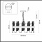 Подвесная люстра Lumion Moderni Sigrid 5271/6 - 3