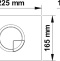 Кнопка смыва Berges Wasserhaus Novum R5 чёрный, матовый 040025 - 3