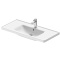 DURAVIT (D-Neo) Умывальник 1005 x 480 мм, с переливом, с отверстием для смесителя, белый 2367100000 - 0