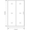 Душевая дверь в нишу Good Door Infinity WTW-130-C-CH ИН00028 - 5