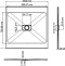 Поддон для душа Wasserkraft Elbe 74T19 100х100 - 1