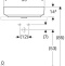 500.774.01.2 VariForm Раковина с установкой на столешницу эллиптической формы, 55х40 см, без отв. под смеситель, без отв. - 4