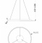 Подвесной светодиодный светильник Maytoni Rim MOD058PL-L32B4K - 1