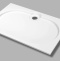 TRAY-S-AH-120/80-SCR-W Экран плоский из искусственного мрамора 1200х800х135, белый (Bianco) - 0