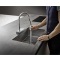 Кухонный смеситель однорычажный, 170, с вытяжным душем, 3jet Hansgrohe 73837800 - 1