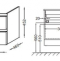 Тумба под раковину Jacob Delafon Vox 100 см  EB2026-RA-442 - 3