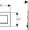 Кнопка смыва Geberit Sigma 30 115.893.KJ.1 белая / хром - 2