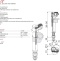 Наливной механизм AlcaPlast  (A17 1/2) A17-1/2