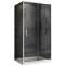 Душевой уголок Abber Schwarzer Diamant 150x60 профиль хром стекло прозрачное AG301505-S605 - 0