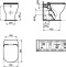 Чаша для унитаза приставного Ideal Standard Tesi AquaBlade T007701 - 4
