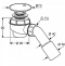 Сифон для поддона Kludi Tasso 50 2105205-00 - 1