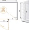 Душевая дверь в нишу Cezares Bergamo B13 60 60/60 C Cr R BERGAMO-W-B-13-60+60/60-C-Cr-R - 5