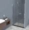 Душевая дверь BelBagno Uno 110 стекло прозрачное  UNO-B-2-110-C-Cr - 0